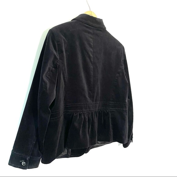 Talbots | Black Velvet Jacket - Picture 7 of 7